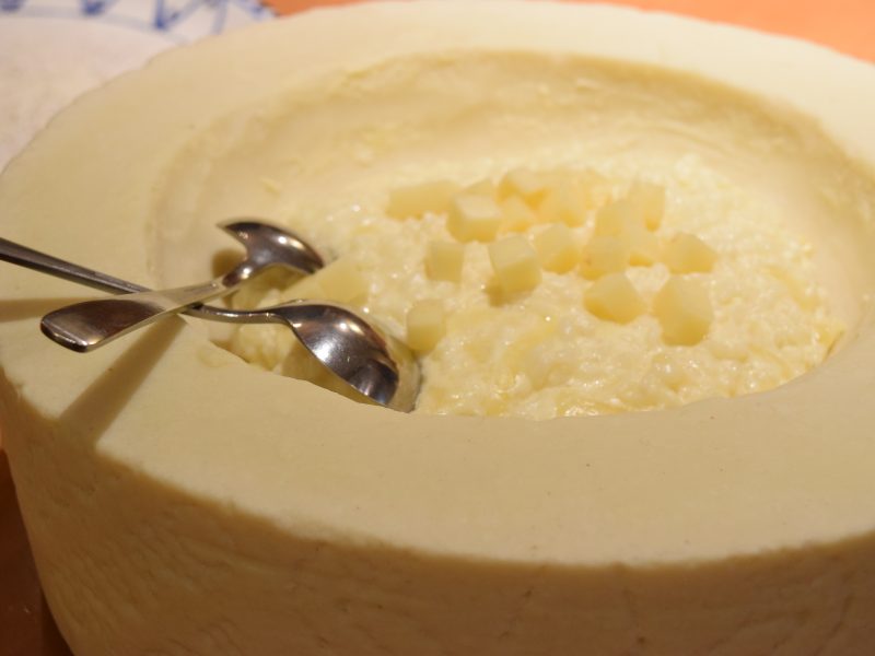 5種のチーズ クリームソース リゾット